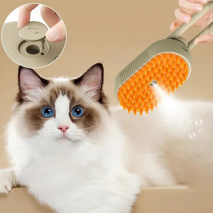 CEPILLO CON VAPOR PARA MASCOTA